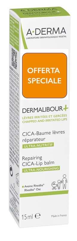 DERMALIBOUR + CICA BALSAMO LABBRA 15 ML - Farmadillo