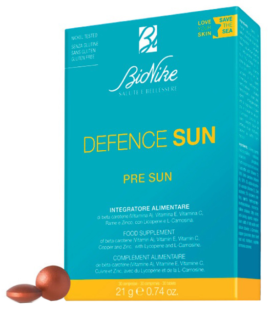DEFENCE SUN PRE SUN 30 COMPRESSE - Farmadillo