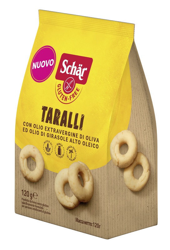 SCHAR TARALLI SENZA LATTOSIO 120 G - Farmadillo