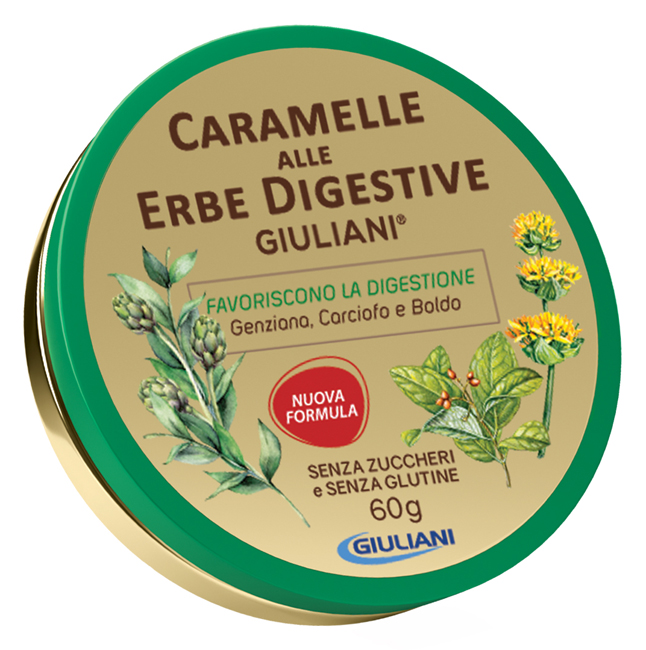 CARAMELLE DIGESTIVE SENZA ZUCCHERO NUOVA FORMULAZIONE 60 G - Farmadillo
