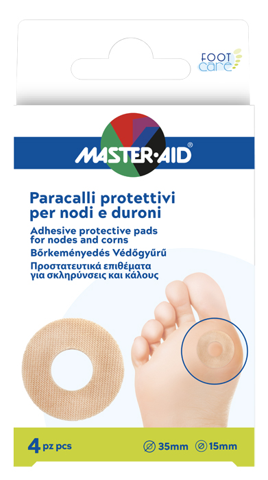 PARACALLI MASTER-AID FOOTCARE NODI E DURONI 4 PEZZI B8 - Farmadillo