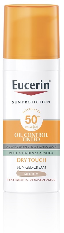 EUCERIN SUN OIL CONTROL TINTED CREAM SPF50+ 50 ML - Farmadillo