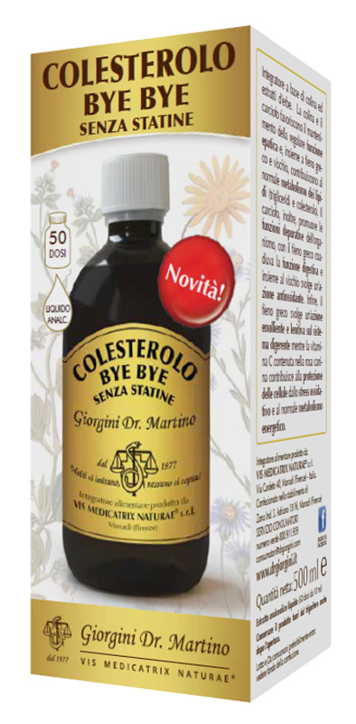 COLESTEROLO BYE BYE SENZA STATINE 500 ML - Farmadillo