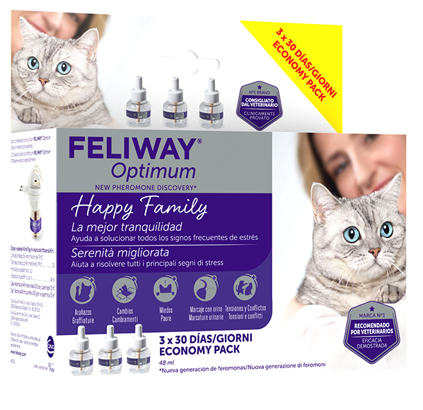 FELIWAY OPTIMUM REFILL 3X48 ML - Farmadillo