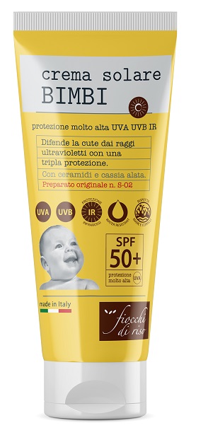 FIOCCHI DI RISO CREMA SOLARE BIMBI 50+ 100 ML - Farmadillo