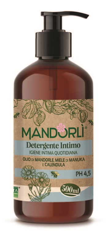 MANDORLI DETERGENTE INTIMO IGIENE INTIMA QUOTIDIANA 500 ML - Farmadillo
