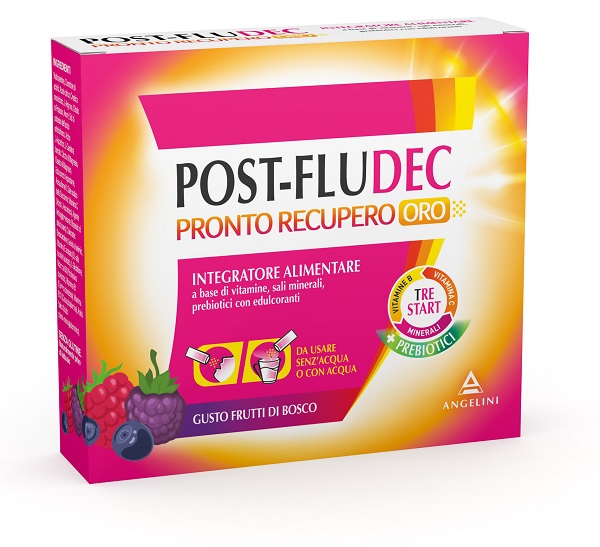 POSTFLUDEC FRUTTI DI BOSCO PRONTO RECUPERO ORO 12 BUSTINE - Farmadillo