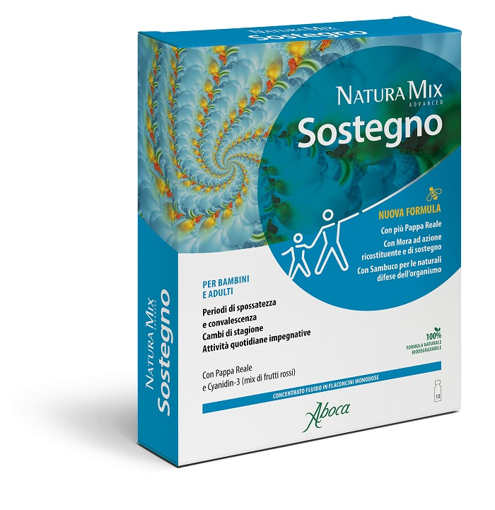 NATURA MIX ADVANCED SOSTEGNO 10 FLACONCINI DA 15 ML - Farmadillo
