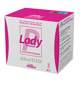 LADY PRESTERIL PROTEGGI SLIP RIPIEGATI BIODEGRADABILI 24 PEZZI - Farmadillo