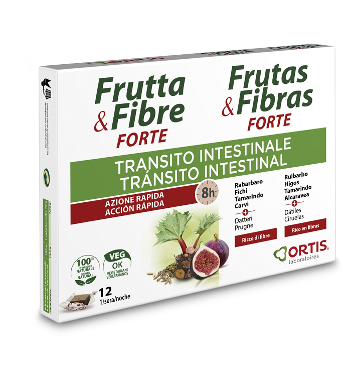 FRUTTA & FIBRE FORTE 12 CUBETTI - Farmadillo