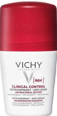 VICHY DEODORANTE CLINICAL CONTROL 96H ROLL 50 ML - Farmadillo