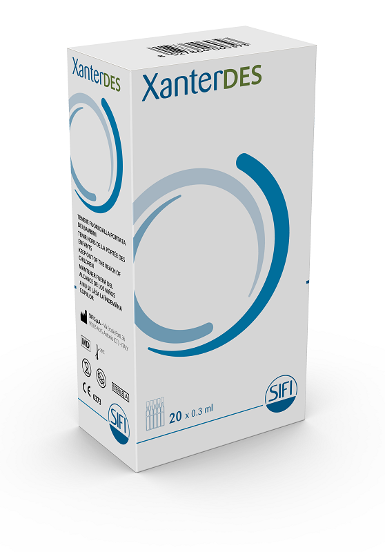 XANTERDES SOLUZIONE OFTALMICA 20 FLACONCINI MONODOSE DA 0,3 ML - Farmadillo
