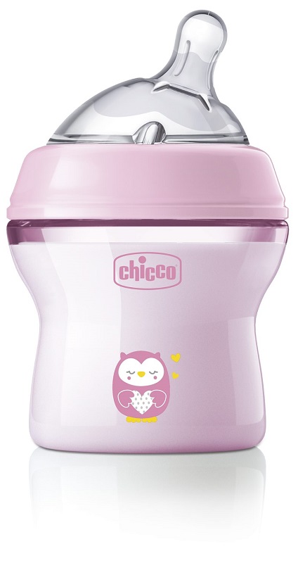 CHICCO BIBERON NAT FEEL PP 0M+ 150 ML BIMBA - Farmadillo