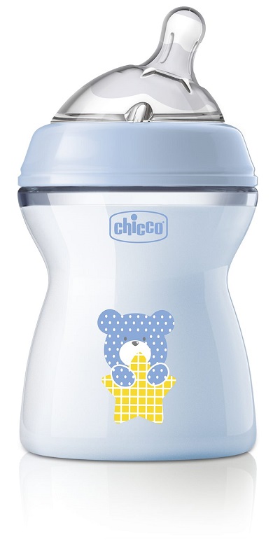 CHICCO BIBERON NAT FEEL PP 2M+ 250 ML BIMBO - Farmadillo