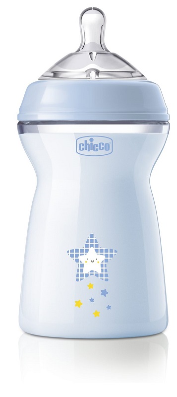 CHICCO BIBERON NAT FEEL PP 6M+ 330 ML BIMBO - Farmadillo