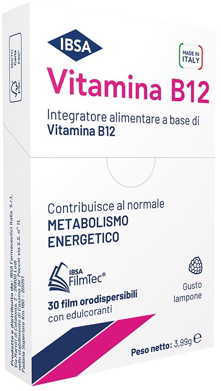 VITAMINA B12 IBSA 30 FILM ORALI - Farmadillo