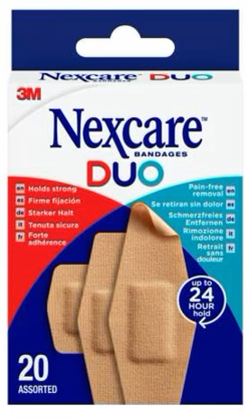 CEROTTO NEXCARE DUO ASSORTITI 20 PEZZI - Farmadillo