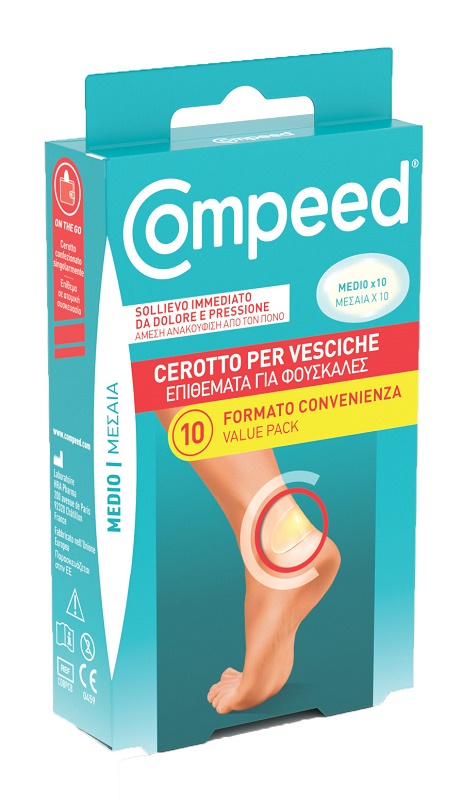 CEROTTI COMPEED PER VESCICHE MEDIO 10 PEZZI CARTON - Farmadillo