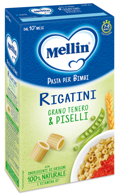 MELLIN RIGATINI CON PISELLI 280 G - Farmadillo