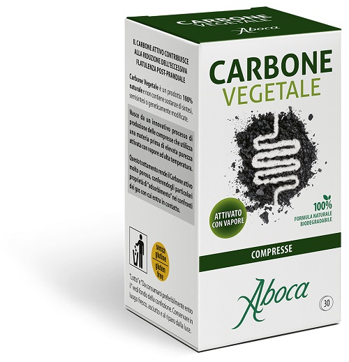 CARBONE VEGETALE 30 COMPRESSE - Farmadillo