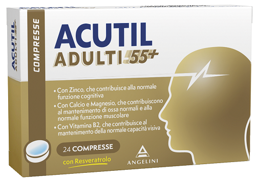 ACUTIL ADULTI 55+ 24 COMPRESSE IT - Farmadillo