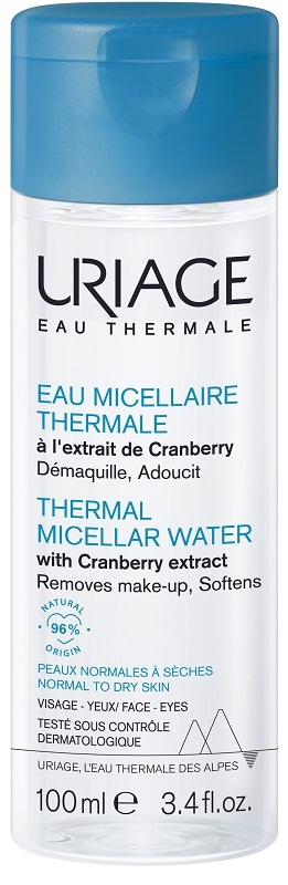 URIAGE EAU MICELLAIRE THERMALE PELLI NORMALI SECCHE 100 ML - Farmadillo