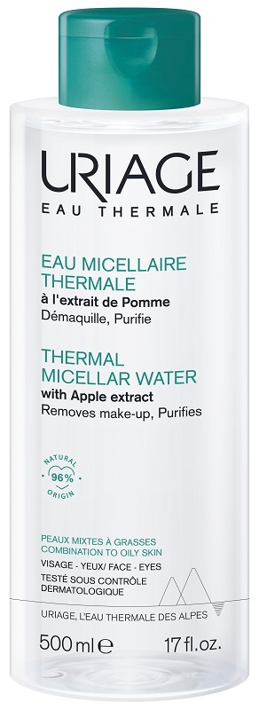 URIAGE EAU MICELLAIRE THERMALE PELLI MISTE GRASSE FLACONE 500 ML - Farmadillo