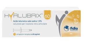 SIRINGA INTRA-ARTICOLARE HYALUBRIX 60 ACIDO IALURONICO 1,5% 60 MG 4 ML - Farmadillo
