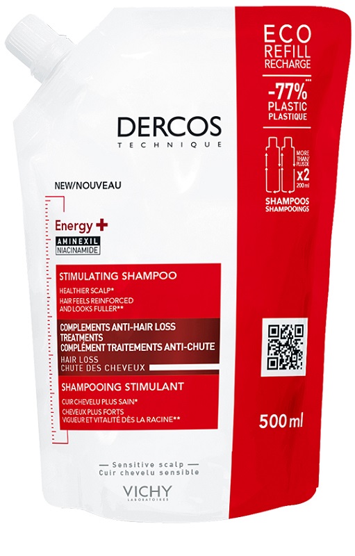 DERCOS ECO RICARICA ENERGIZZANTE 500 ML - Farmadillo