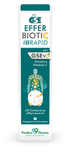 GSE EFFERBIOTIC RAPID 20 COMPRESSE - Farmadillo