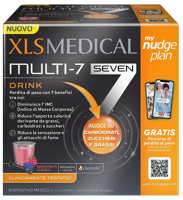 XLS MEDICAL MULTI7 DRINK 60 BUSTINE - Farmadillo