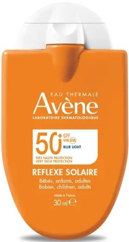 EAU THERMALE AVENE REFLEXE SOLAIRE SPF50+ BEBE BAMBINI ADULTO 30 ML - Farmadillo