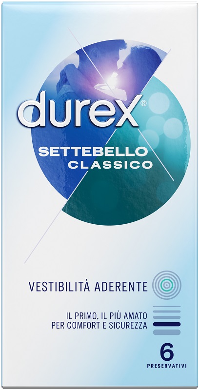 PROFILATTICO DUREX SETTEBELLO CLASSICO 6 PEZZI - Farmadillo