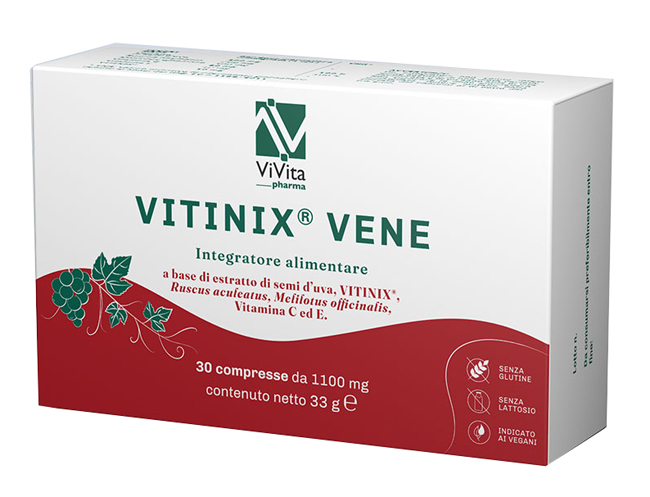 VITINIX VENE 30 COMPRESSE - Farmadillo
