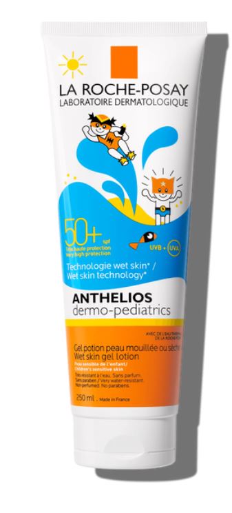 ANTHELIOS GEL PELLE BAGNATA BAMBINO 50+ 200 ML PAPERPACK - Farmadillo