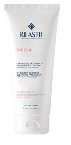 RILASTIL DIFESA CREMA VISO DETERGENTE EMOLLIENTE E LENITIVA 200 ML - Farmadillo