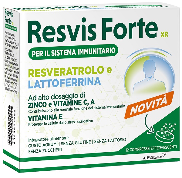 RESVIS FORTE XR 12 COMPRESSE EFFERVESCENTI - Farmadillo