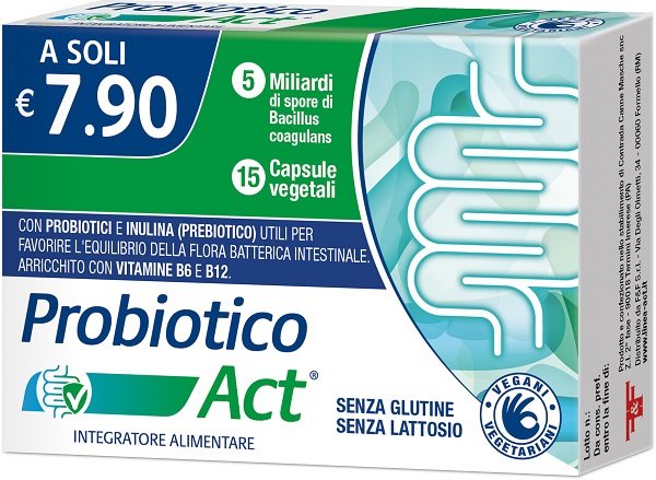 PROBIOTICO ACT 15 CAPSULE VEGETALI - Farmadillo