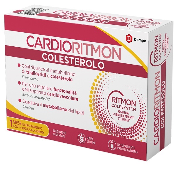CARDIORITMON COLESTEROLO 30 CAPSULE - Farmadillo