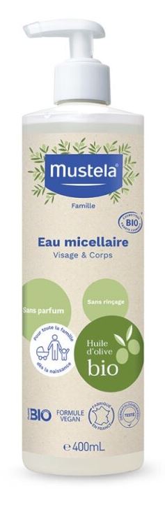 MUSTELA ACQUA MICELLARE BIO 400 ML - Farmadillo