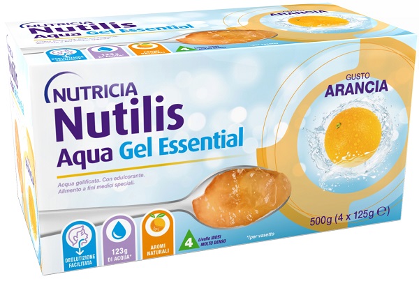 NUTILIS AQUA GEL ARANCIA 4 PEZZI DA 125 G - Farmadillo