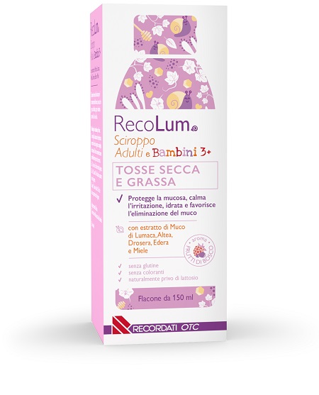 RECOLUM SCIROPPO TOSSE ADULTI-BAMBINI 150 ML - Farmadillo