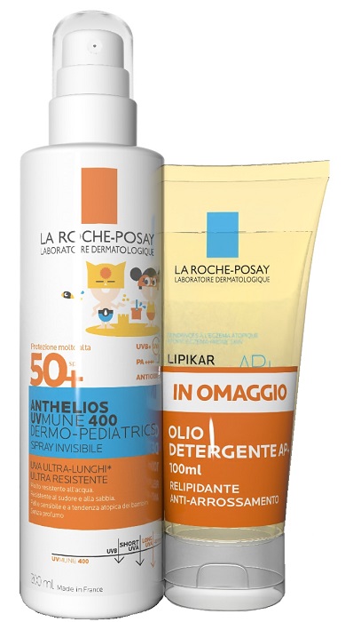 ANTHELIOS SPRAY UVMUNE DERMOPED 200 ML + OLIO 100 ML - Farmadillo