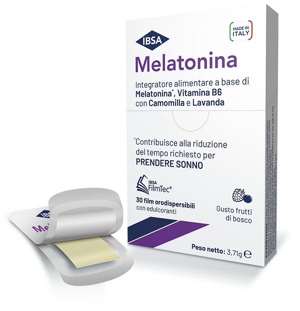 MELATONINA IBSA 30 FILM ORALI - Farmadillo