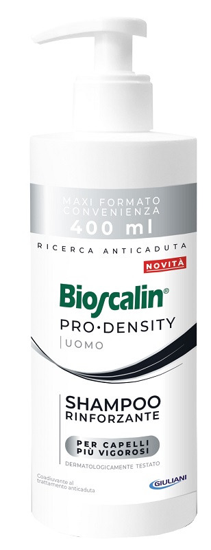 BIOSCALIN PRO DENSITY UOMO SHAMPOO RINFORZANTE 400 ML - Farmadillo