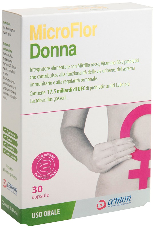 MICROFLOR DONNA 30 CAPSULE - Farmadillo