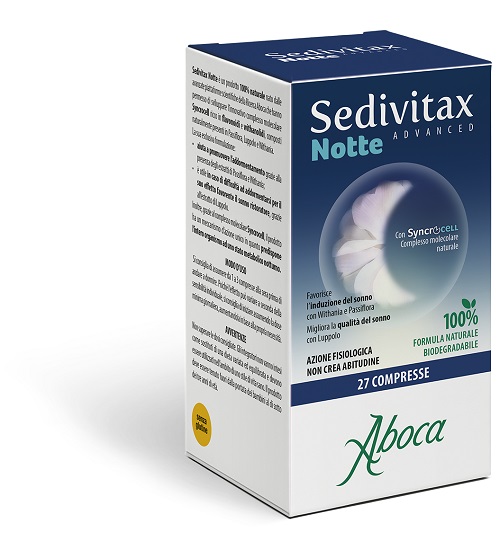 SEDIVITAX NOTTE ADVANCED 27 COMPRESSE - Farmadillo