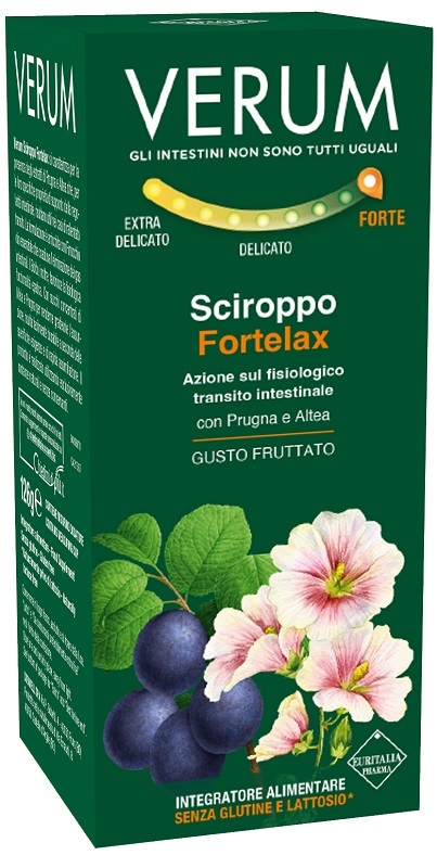 VERUM FORTELAX SCIROPPO FRUTTATO 126 G NEW - Farmadillo