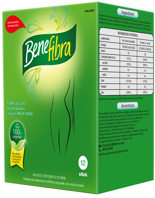 BENEFIBRA LIQUIDA 12 STICK DA 30 ML - Farmadillo